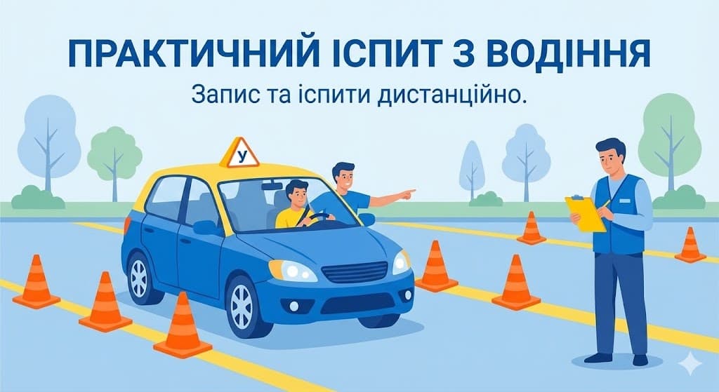 Запис та екзамени дистанційно